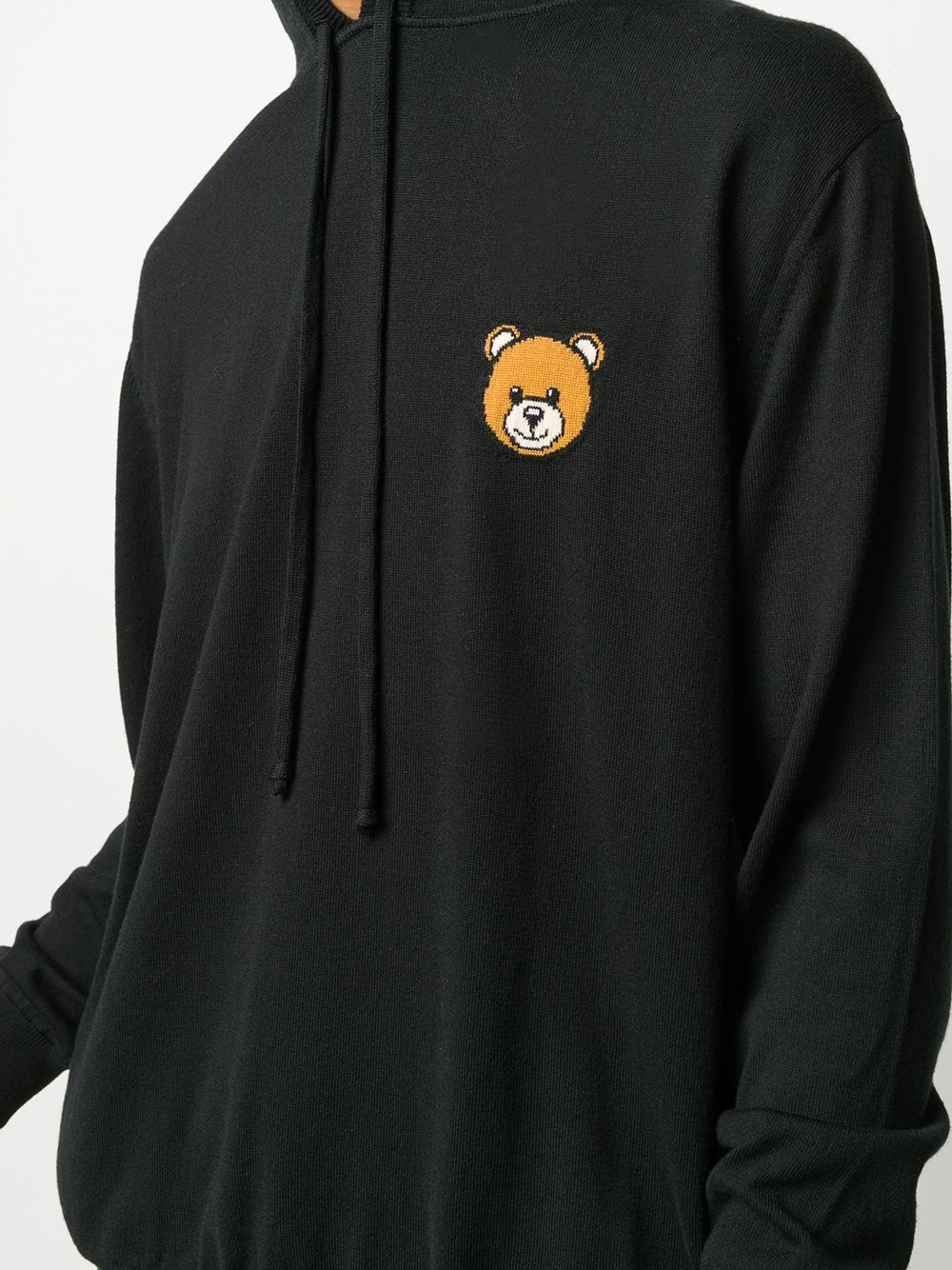 teddy bear knitted hoodie - 5