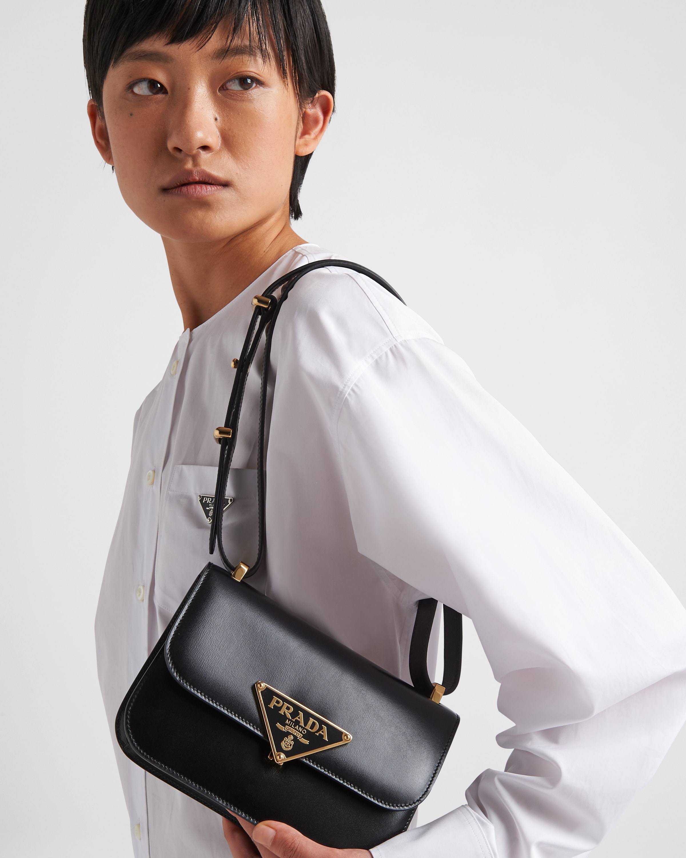 Prada Emblème leather bag - 8