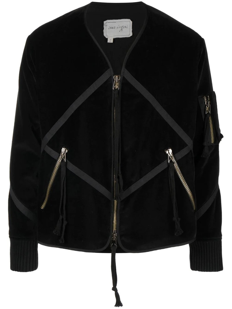velvet patchwork jacket 1