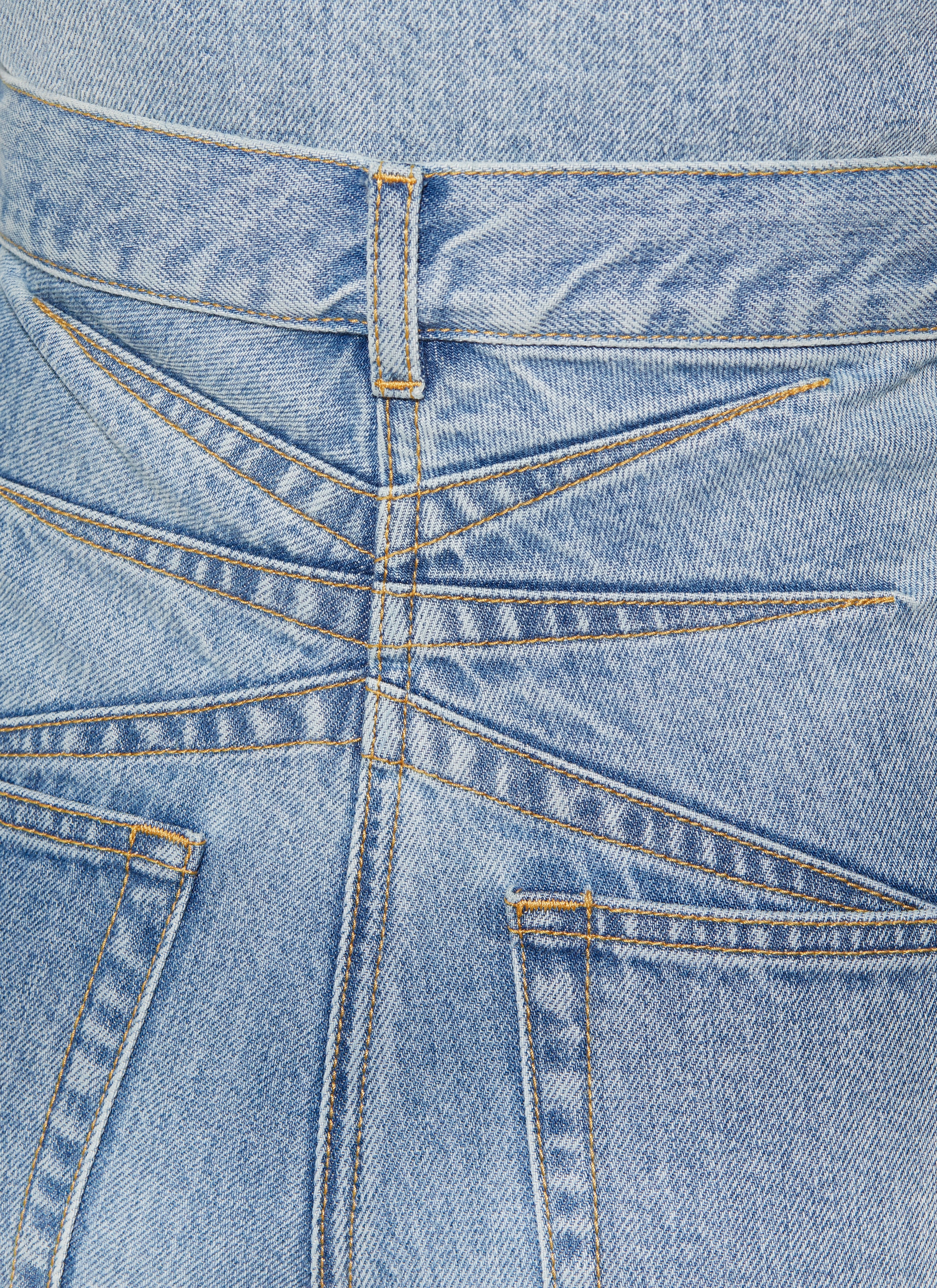 LONG BOOTCUT DENIM PANT - 5