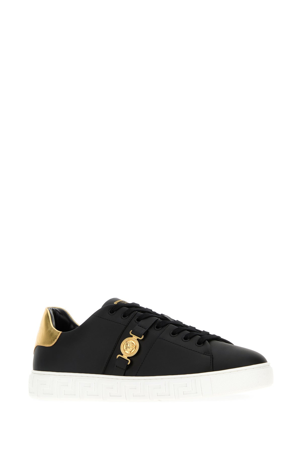 Black leather sneakers - 2