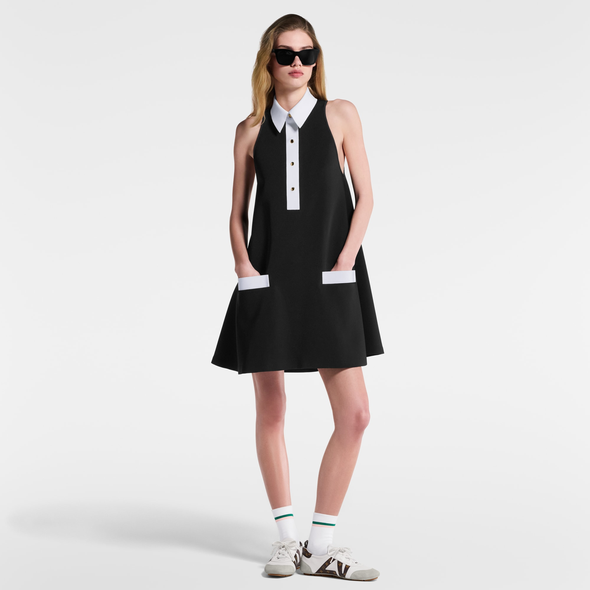 Technical Gabardine Polo Dress - 5