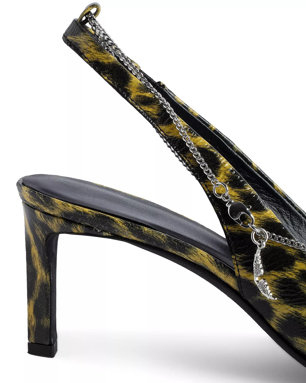 Women's First Night Pointed Toe Slingback High Heel Pumps - 6