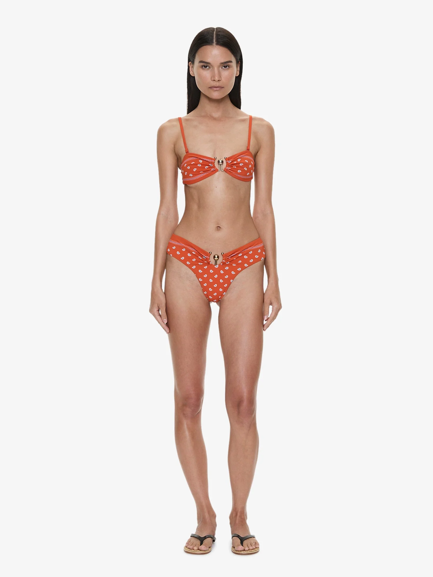 Bandana Ruched Orbit Brief - 1