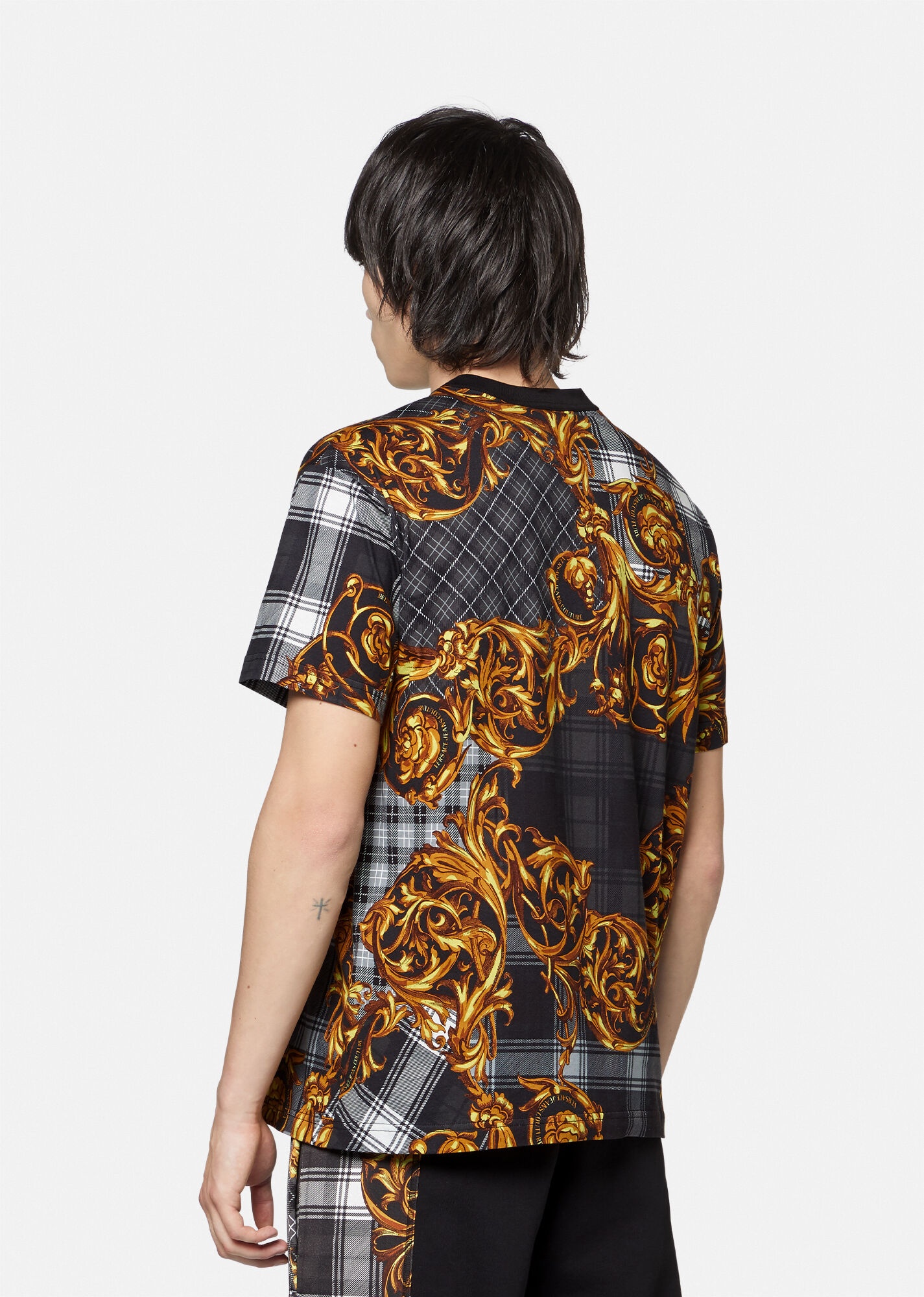 Tartan Baroque Print T-Shirt - 3