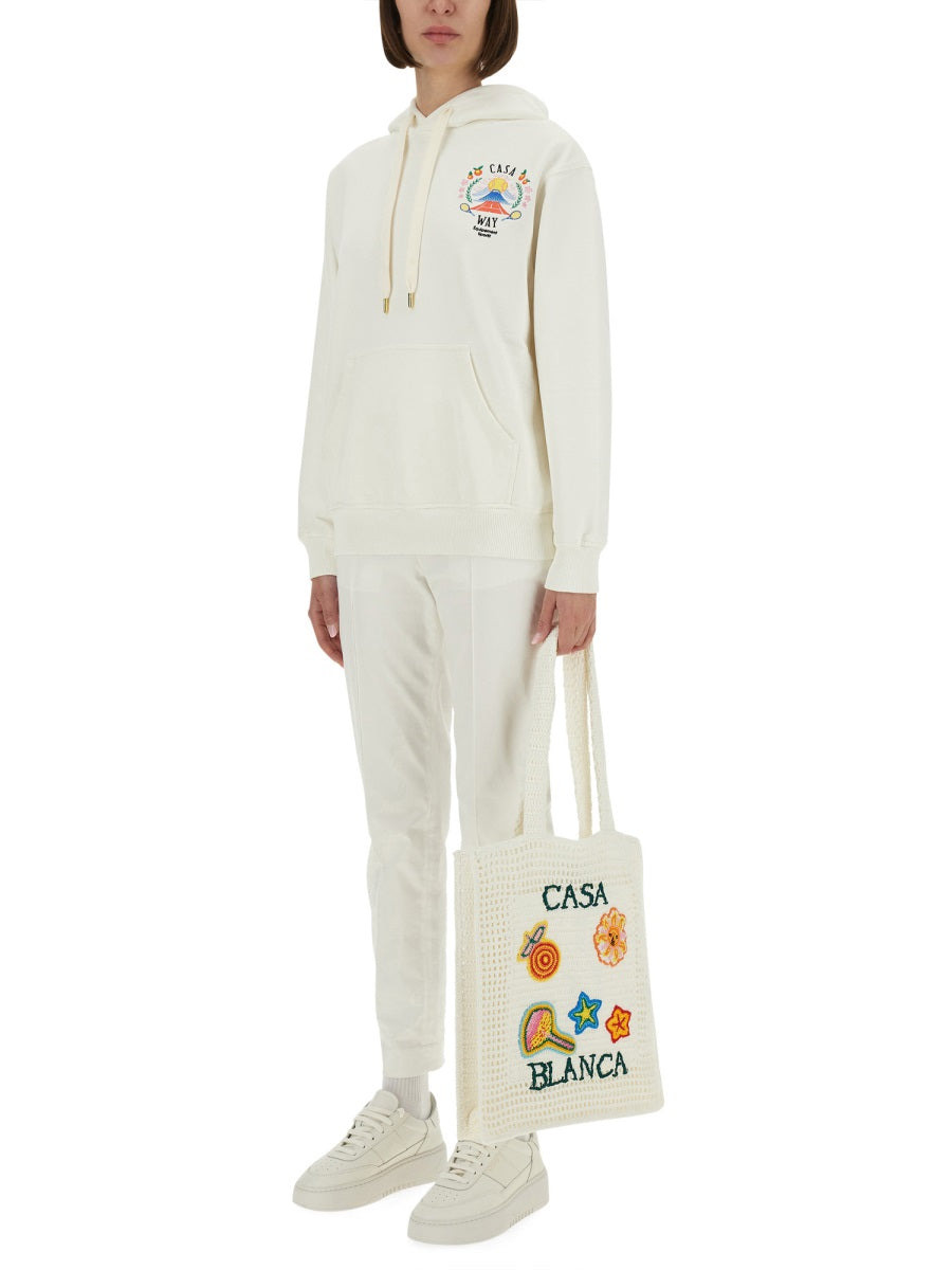 Casablanca Women "Casaway Mountain" Sweatshirt - 2
