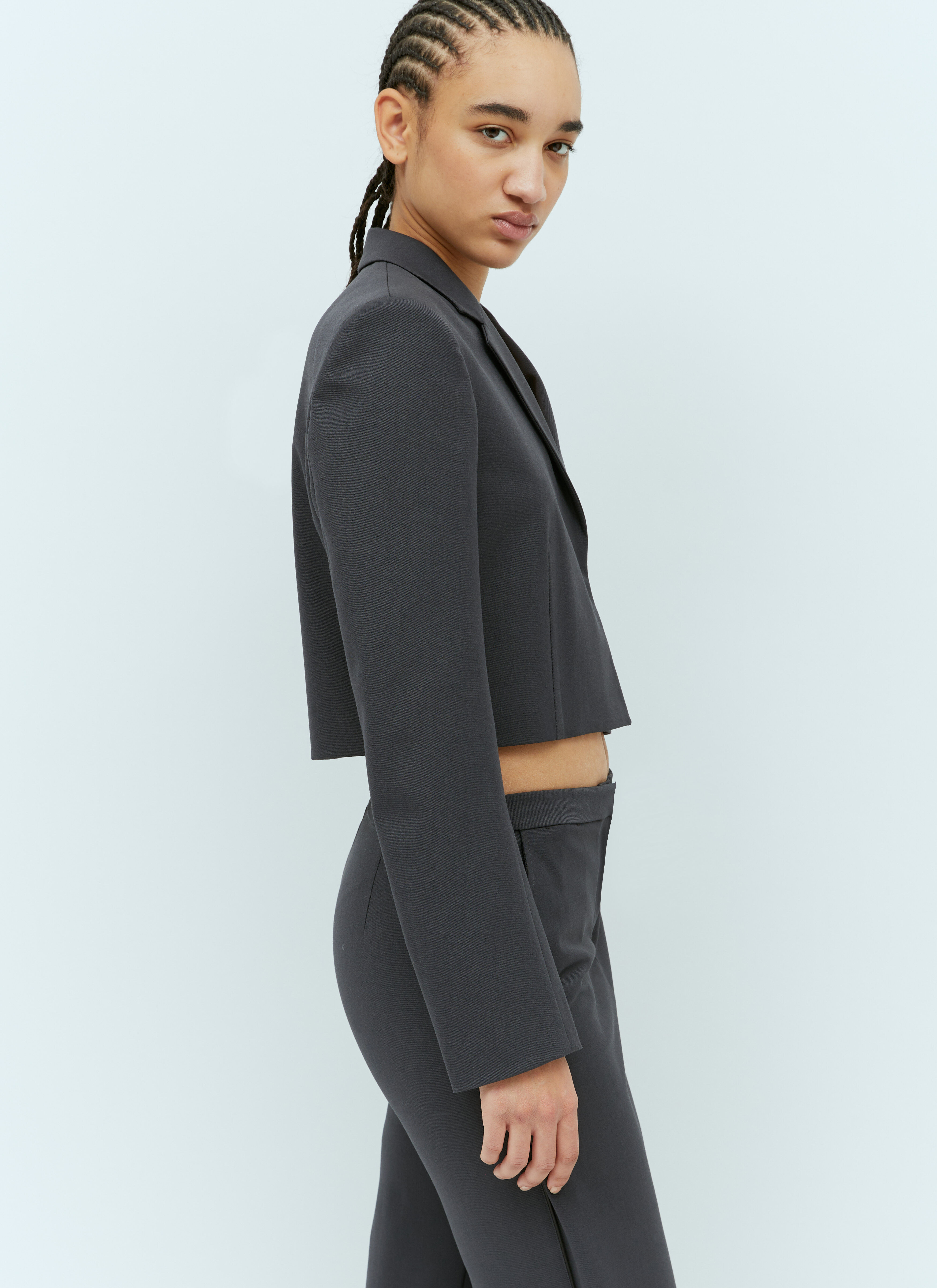 G-Milla-P1 Tailored Crop Blazer - 5