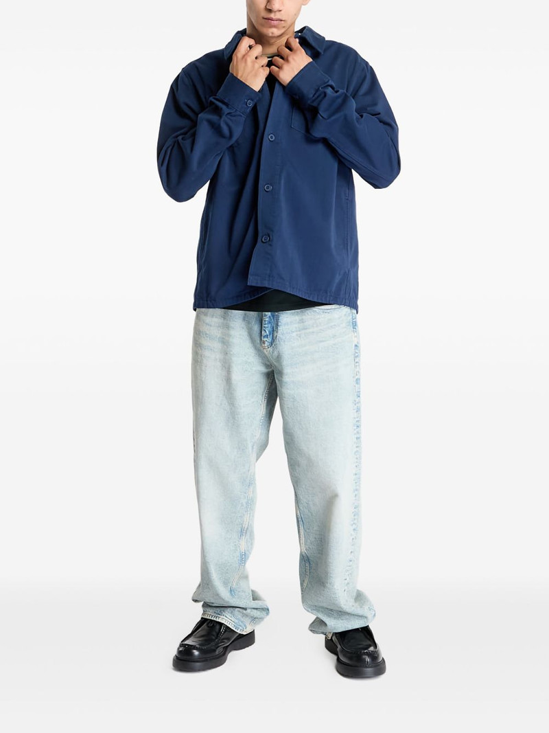 Fred Perry twill patch-pocket overshirt outlook