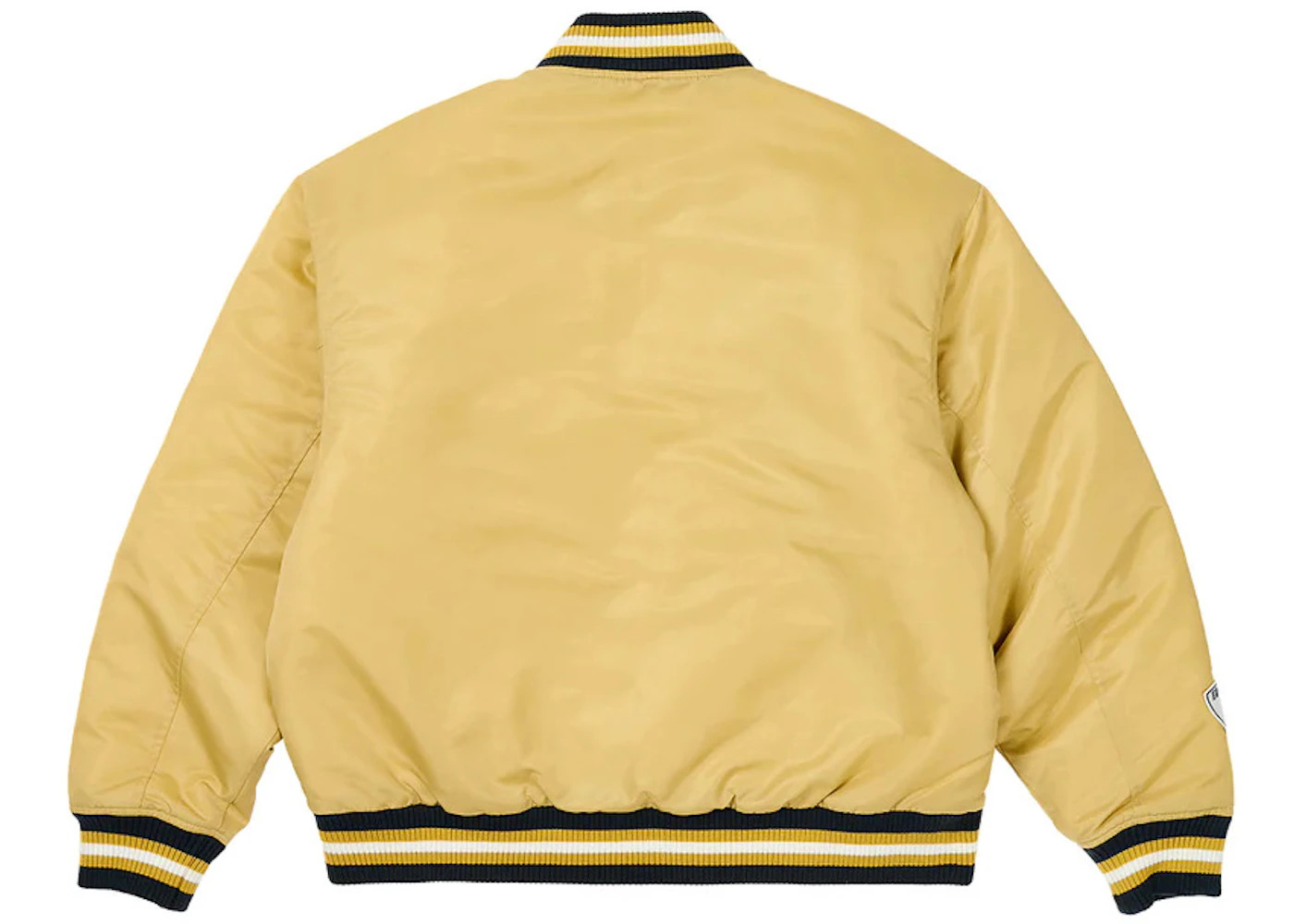Palace Satin The Arena Jacket Gold - 3