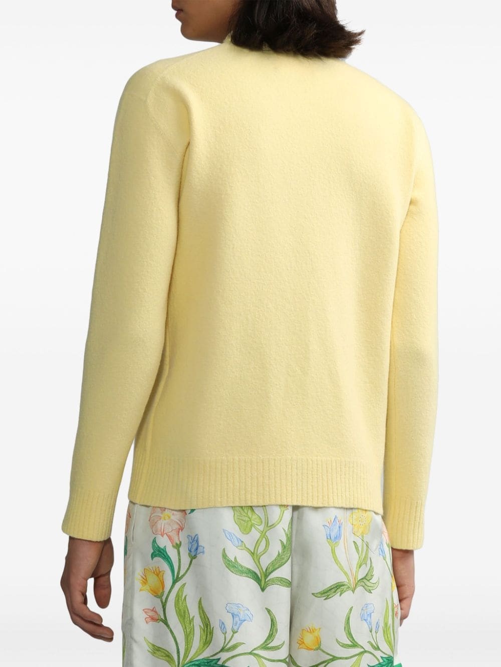mock-neck wool jumper - 4
