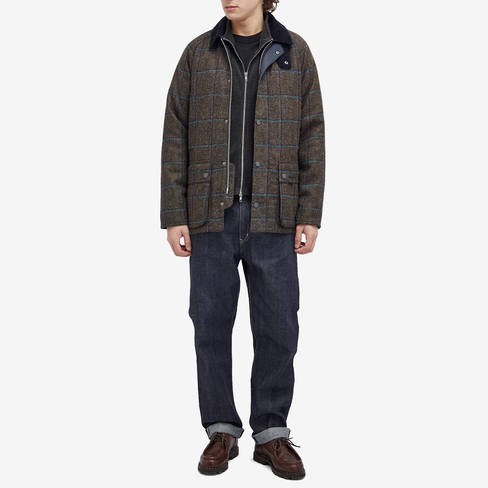 Barbour Bedale Check Wool Jacket - 4