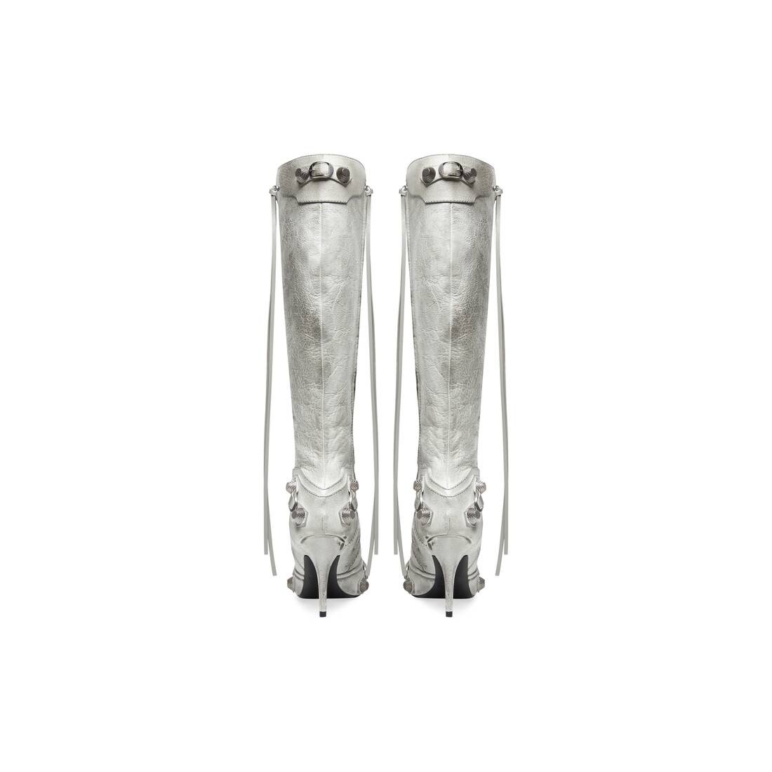 Women's Cagole 90mm Boot Dirty Effect in Optic White - 5
