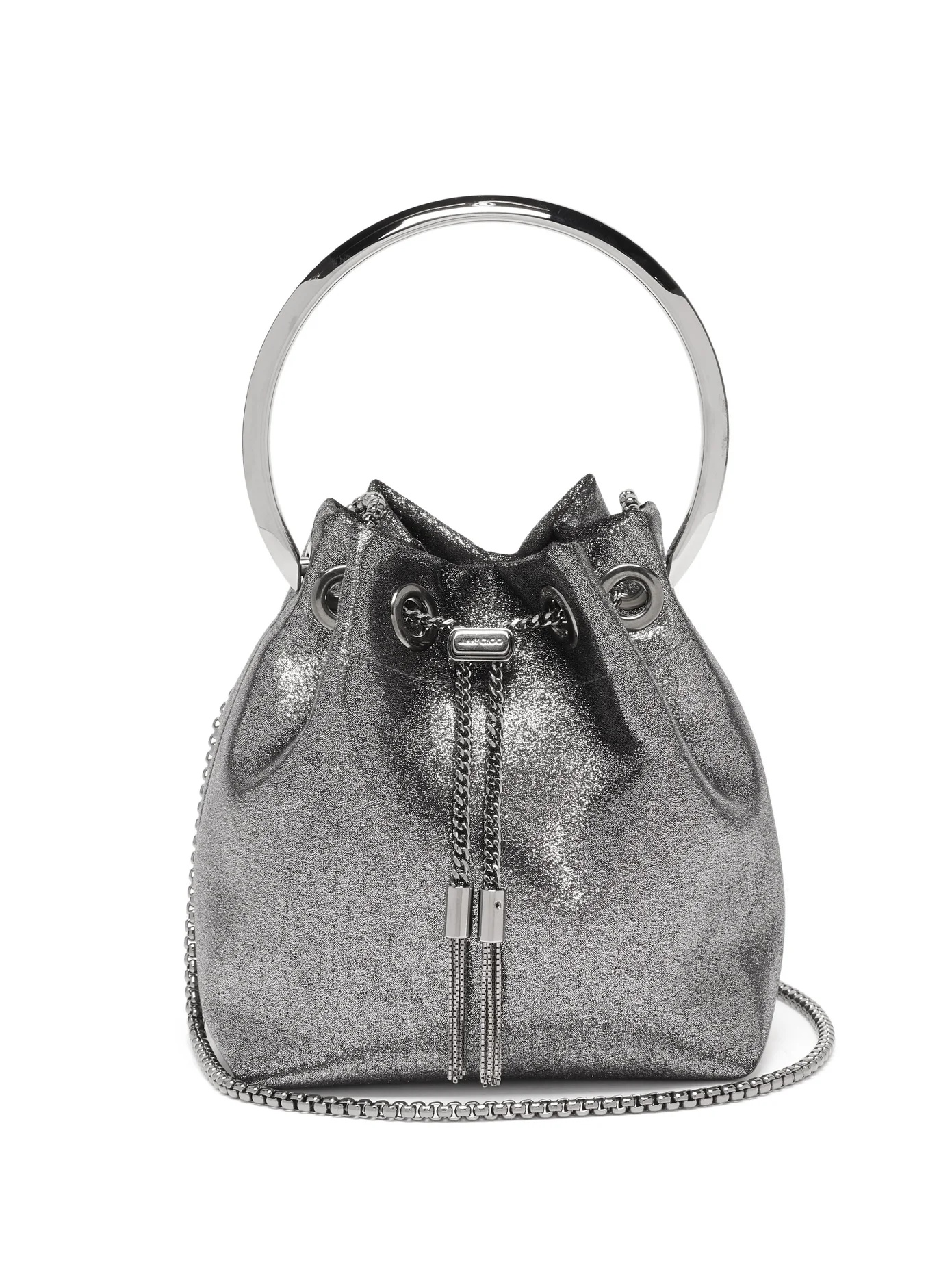 Bonbon metallic bucket bag - 1