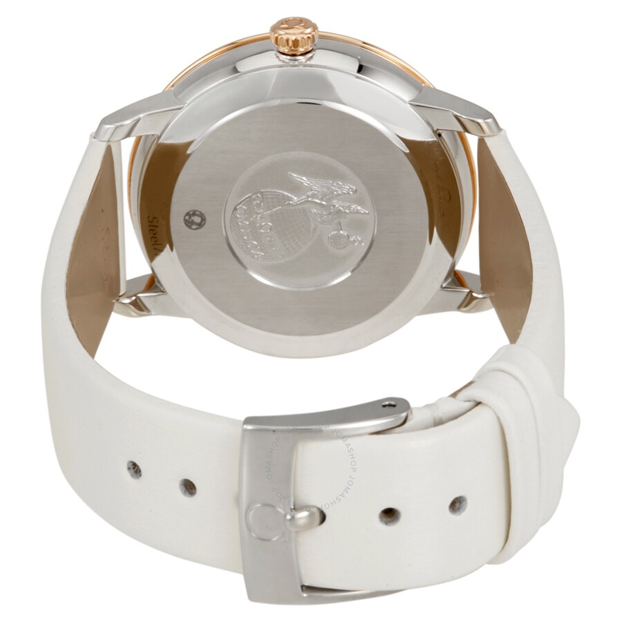 Omega De Ville Prestige Mother of Pearl Butterfly Dial Ladies Watch 424.22.33.20.55.001 - 3