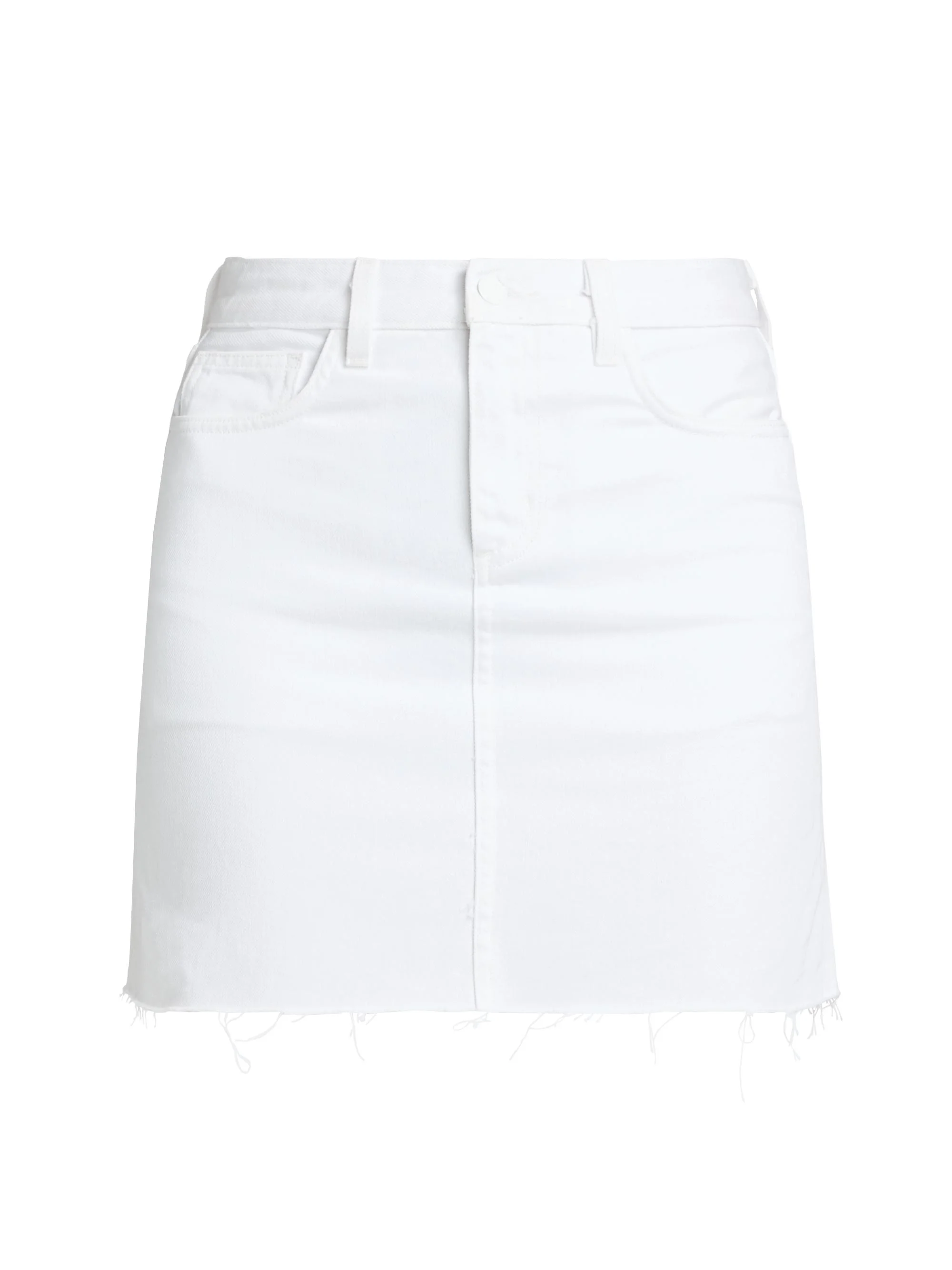Women's Jolene Denim Miniskirt - Blanc - 1