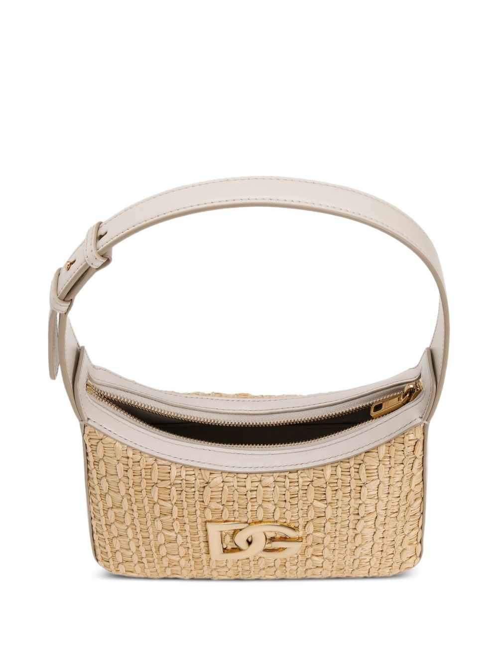 rafia crochet shoulder bag - 4