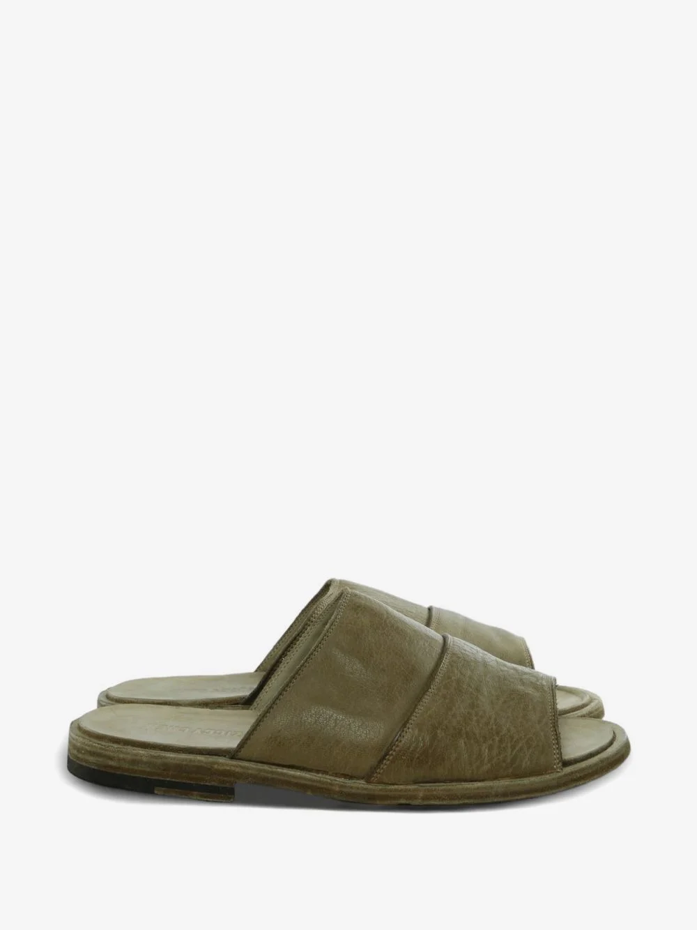 crinkled-leather sandals - 1