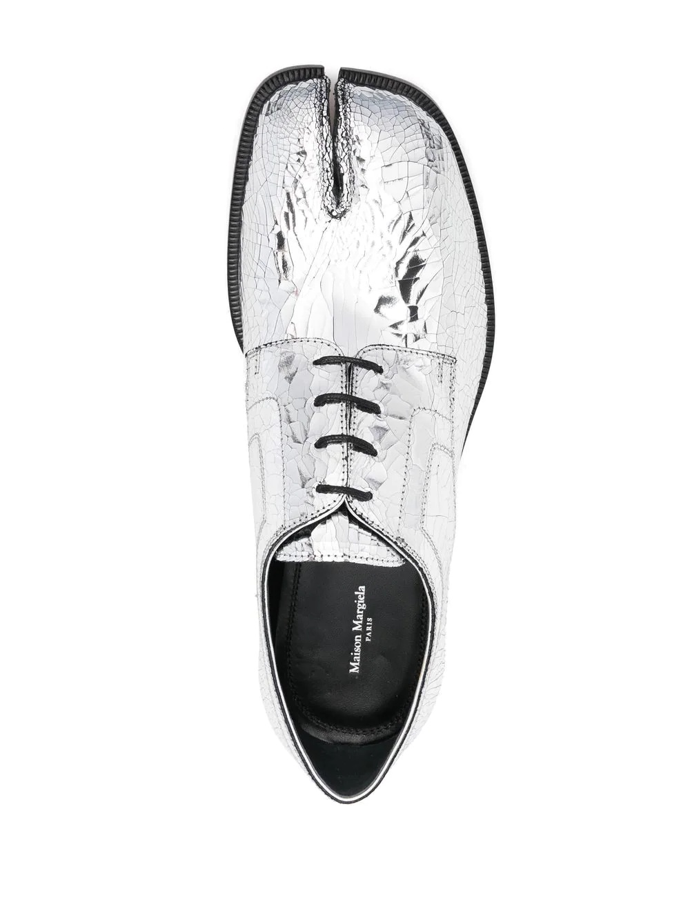 Tabi metallic lace-up shoes - 4
