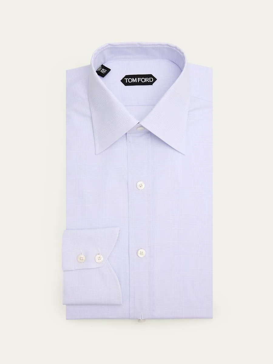 Men's Mutli Check Dress Shirt - 1