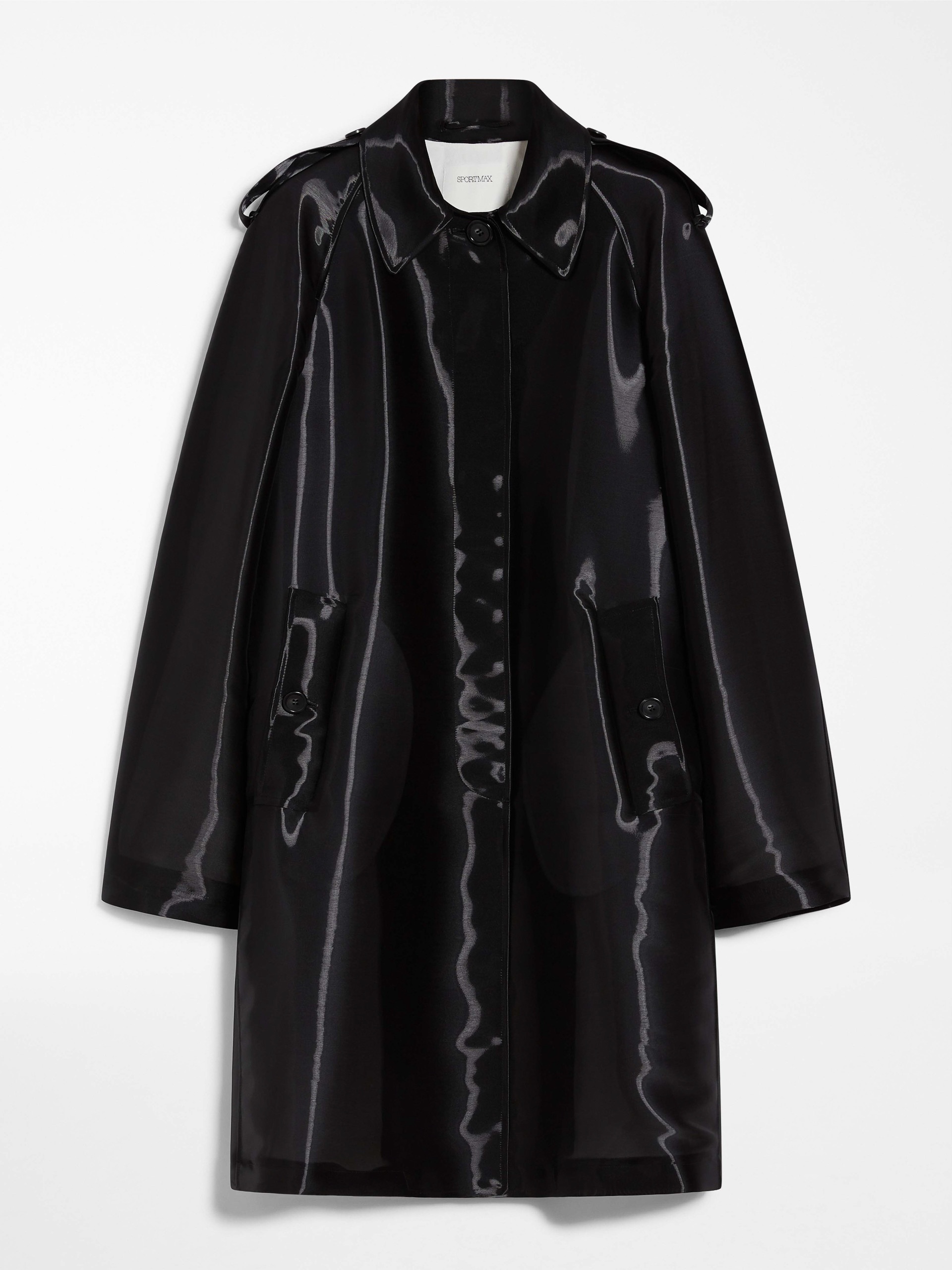 DAFNE Oversized organza overcoat - 1