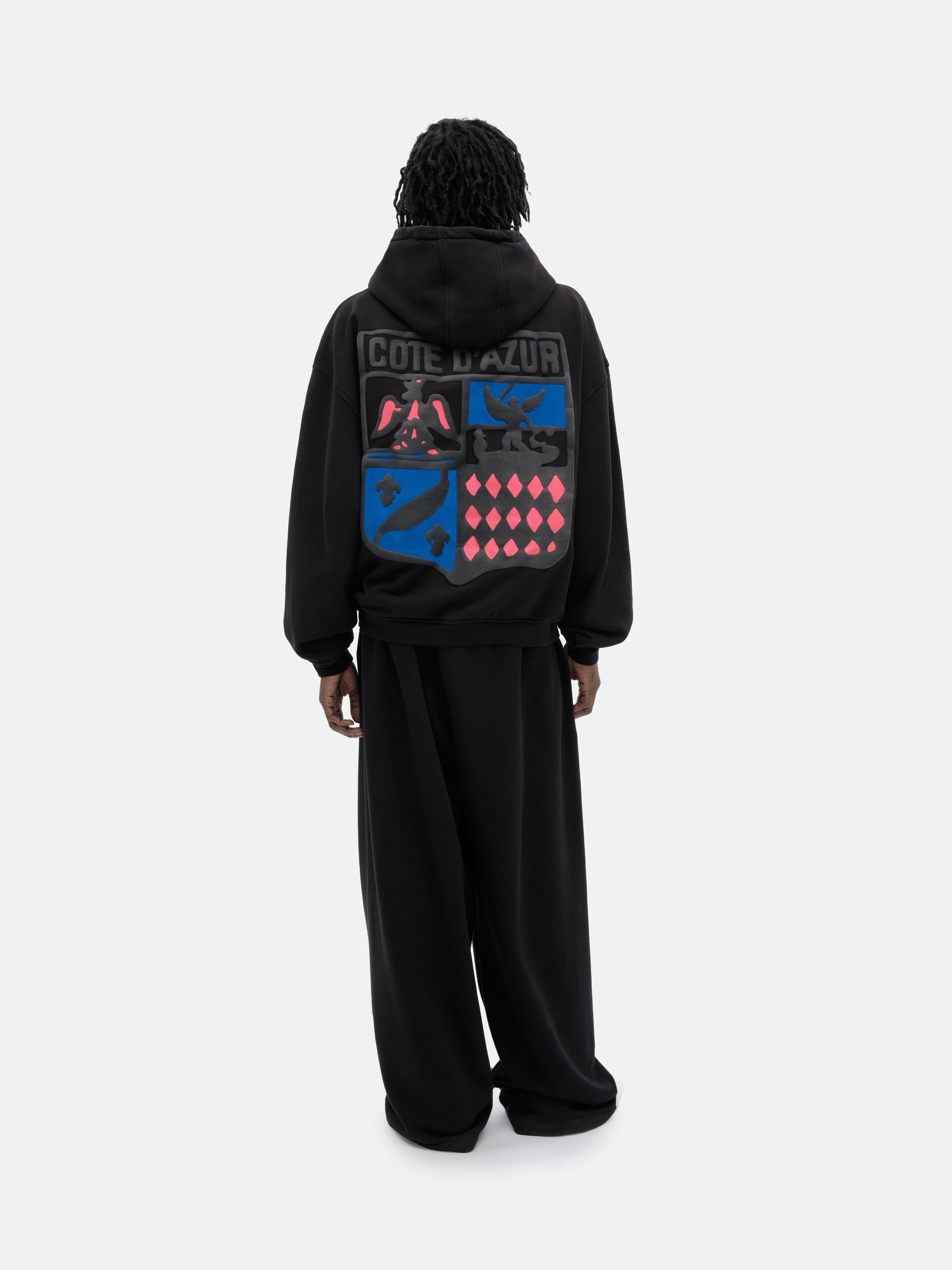 RHUDE COTE D'AZUR CREST OVERSIZED HOODIE - 4