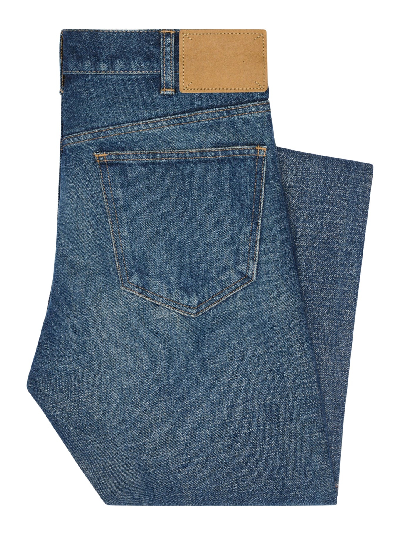 CELINE｜JEANS (FRANCOISE JEANS (2N48A224Z 07IN)) FRANÇOISE JEANS IN DARK UNION WASH DENIM - DARK UNION WASH
