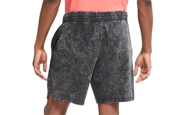 Men's Nike Sportswear Knit Washed Shorts Black CV4356-060 - 2