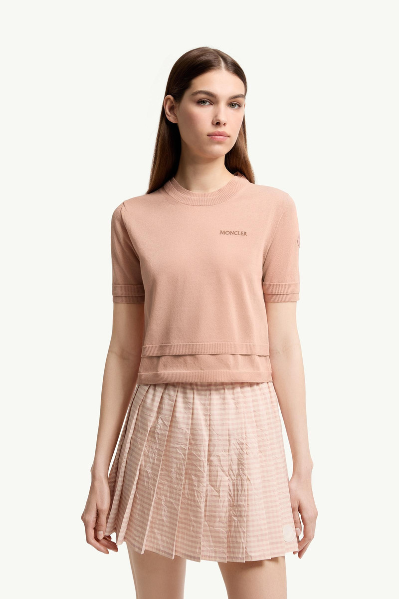 Double-Trimmed Cotton T-Shirt 4