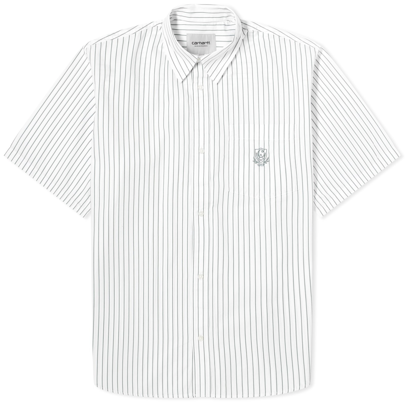 Carhartt WIP Linus Short Sleeve Stripe Shirt - 1