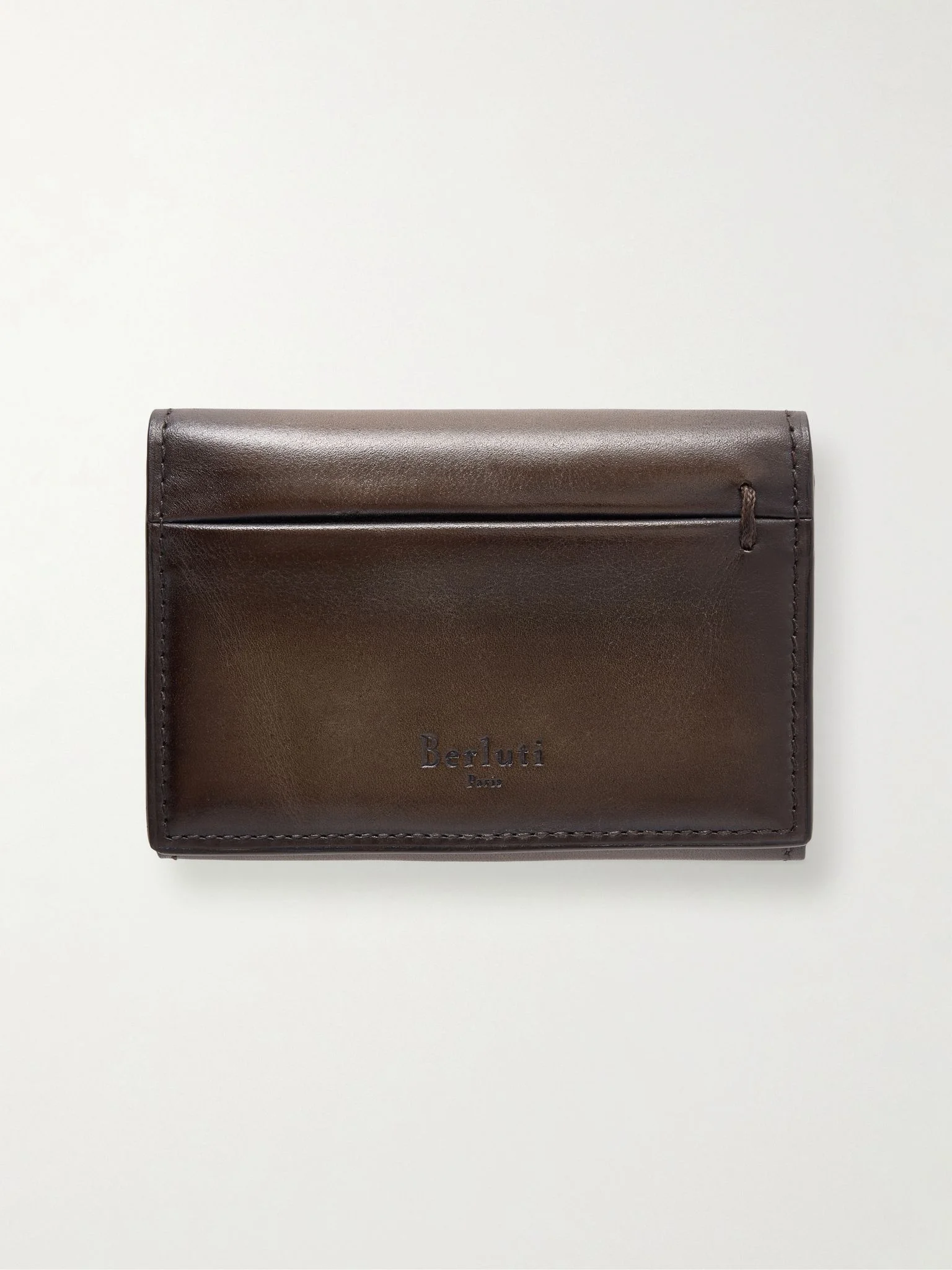 Imbuia Gaspard Venezia Leather Cardholder Brown - 1