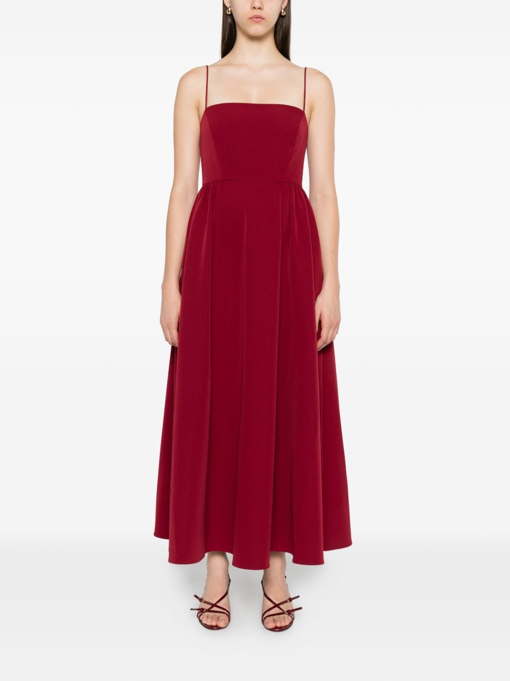 belted maxi dress - 6