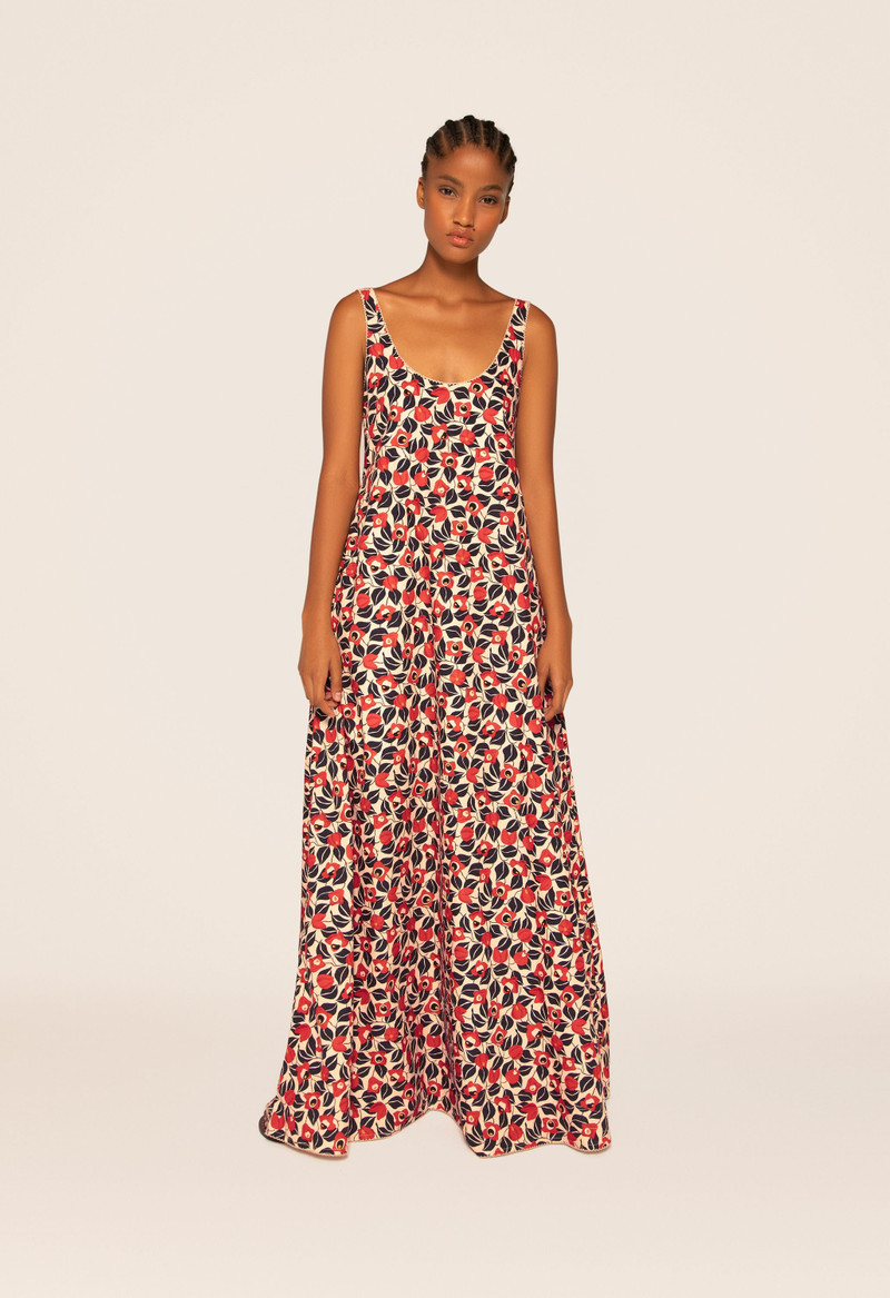 Agua by Agua Bendita Guayacan Warana Azul Maxi Dress outlook