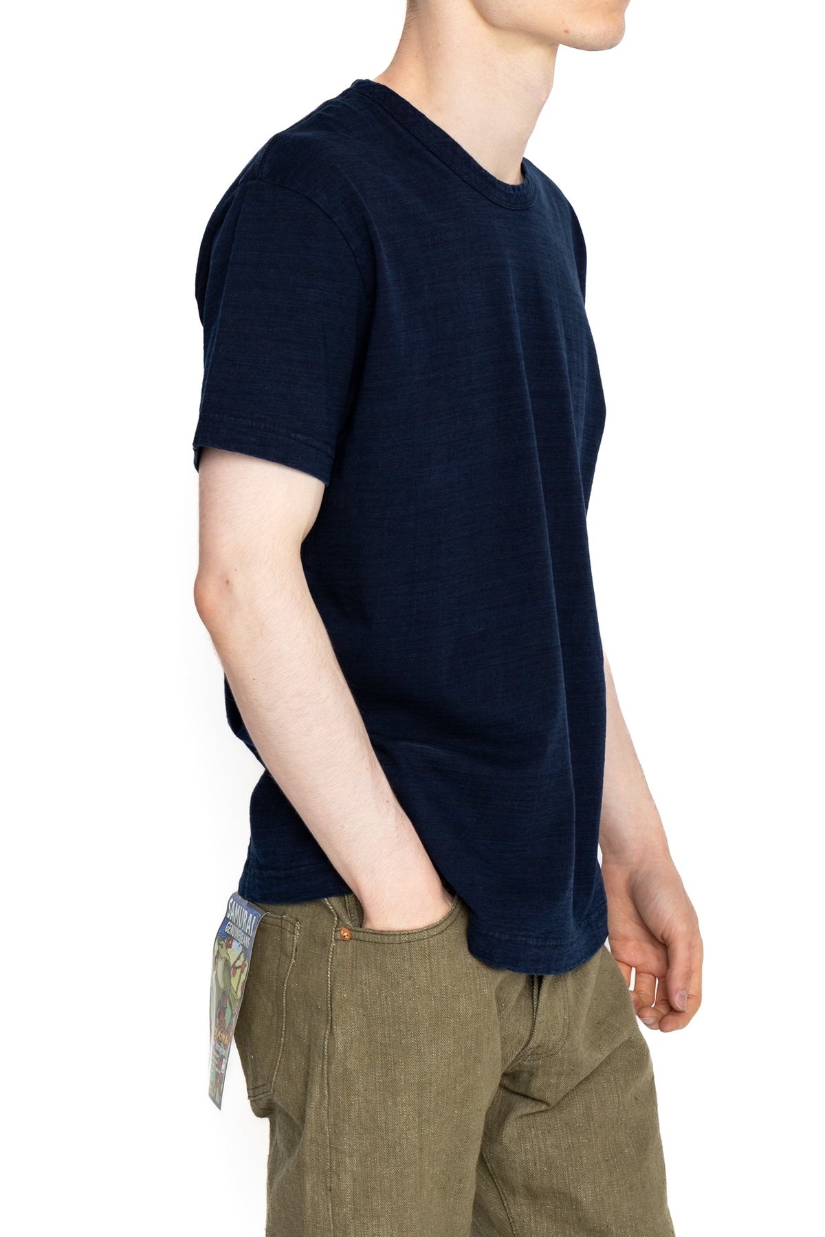 Natural Indigo Hand Dyed T-shirt - 4