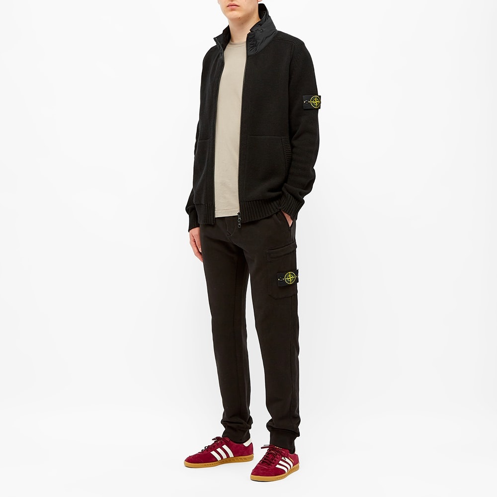 Stone Island Nylon Hood Knitted Jacket - 6