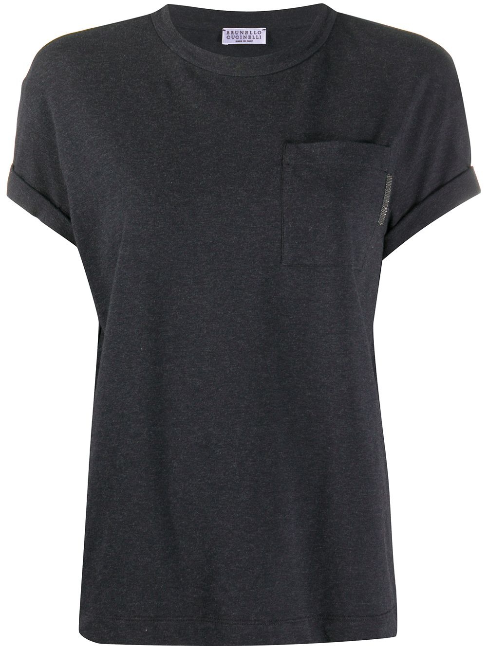 one pocket crew neck T-Shirt - 1