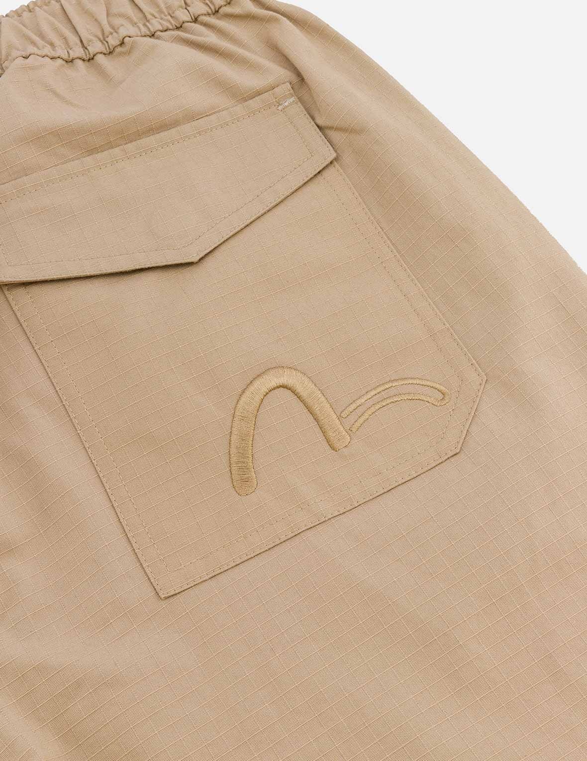 Seagull Embroidery and Logo Print Loose Fit Joggers - 11