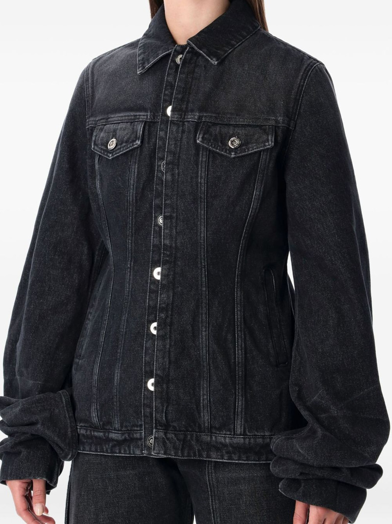 Jean Paul Gaultier balloon-sleeve denim jacket outlook