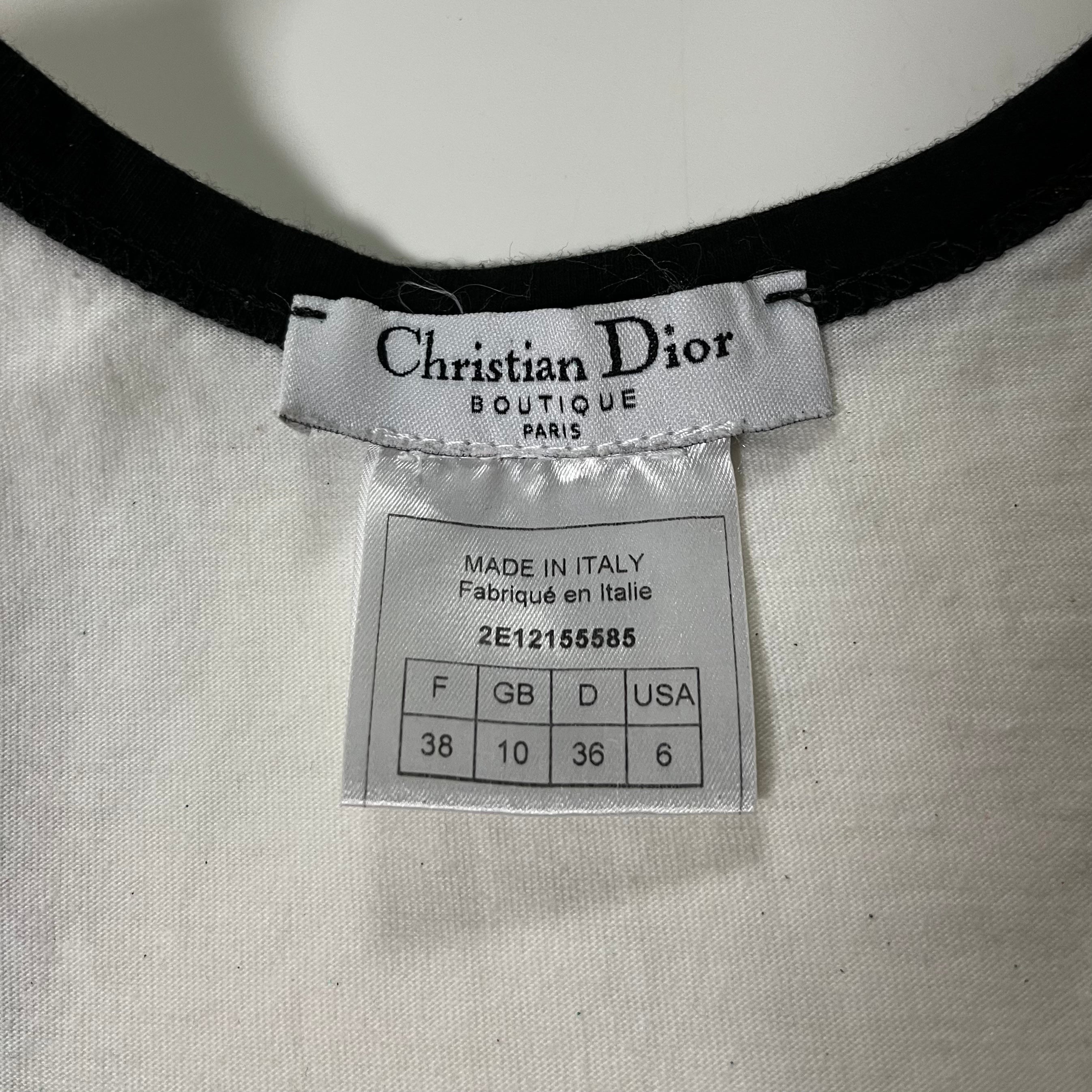 CHRISTIAN DIOR Spring Summer 2002 Glitter Fruits Print Tank Top - 5