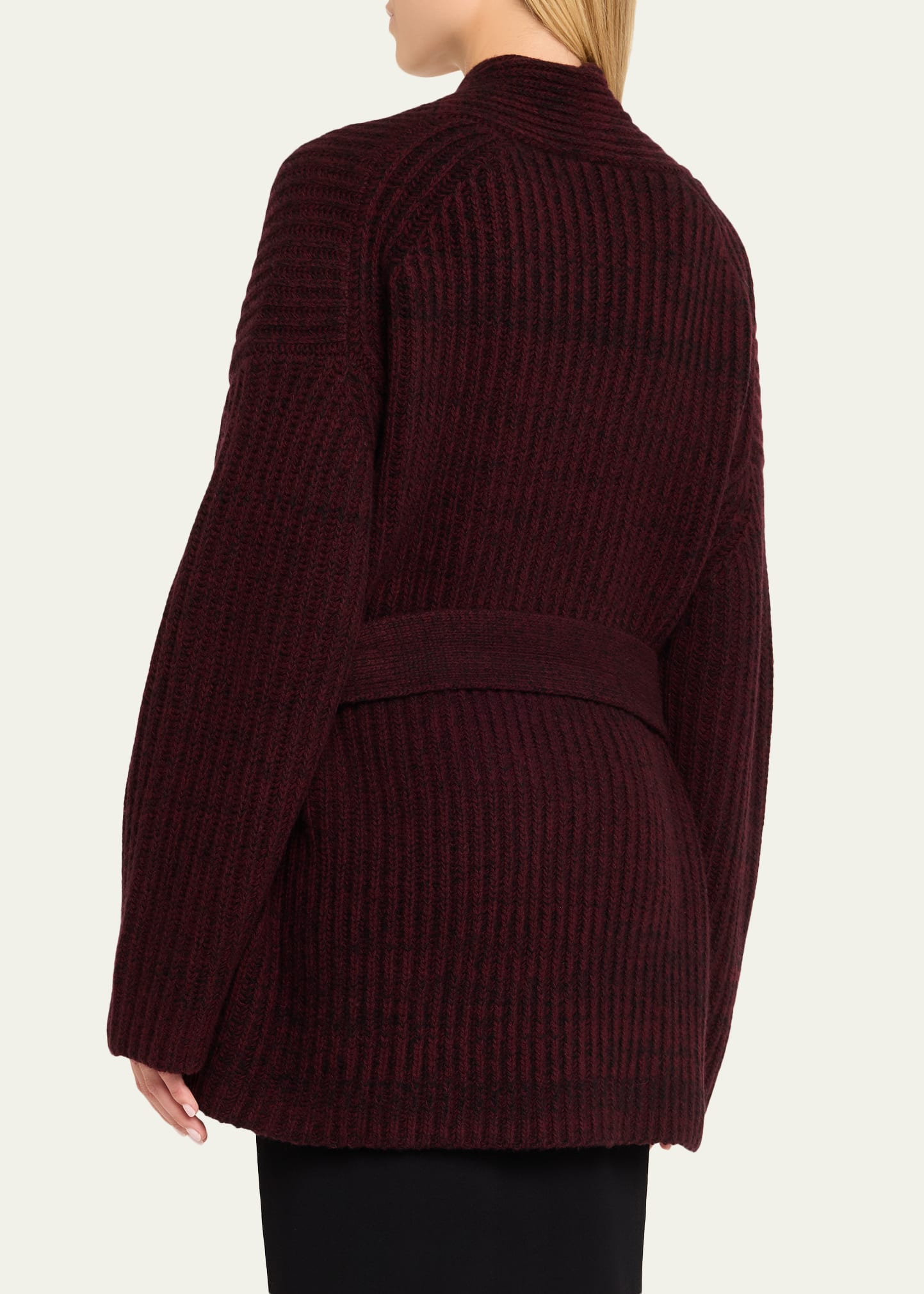 Paulina Wool Wrap Cardigan - 3