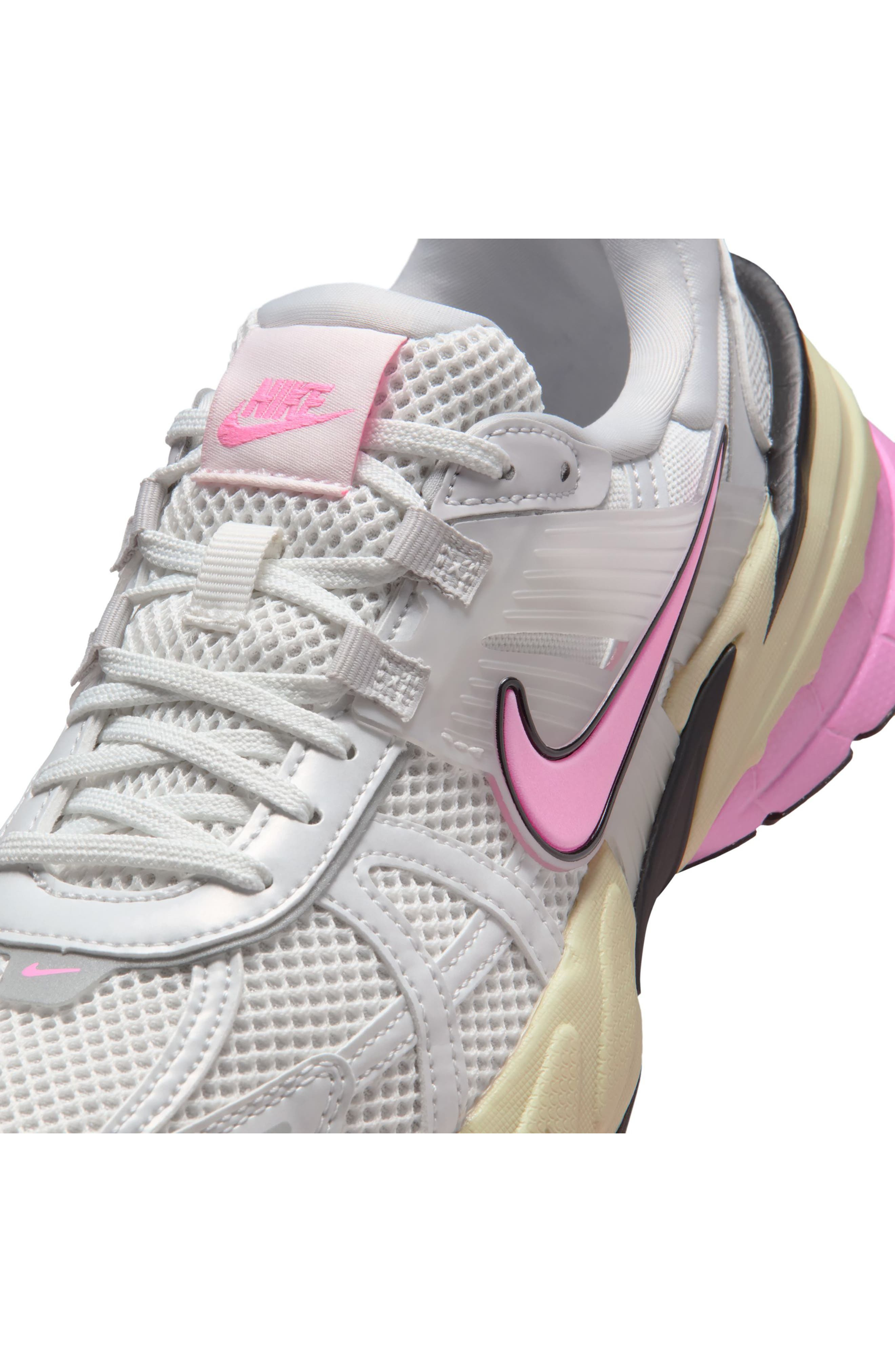 Nike V2K Run Sneaker in Summit White/Pink Spell/Grey at Nordstrom - 8