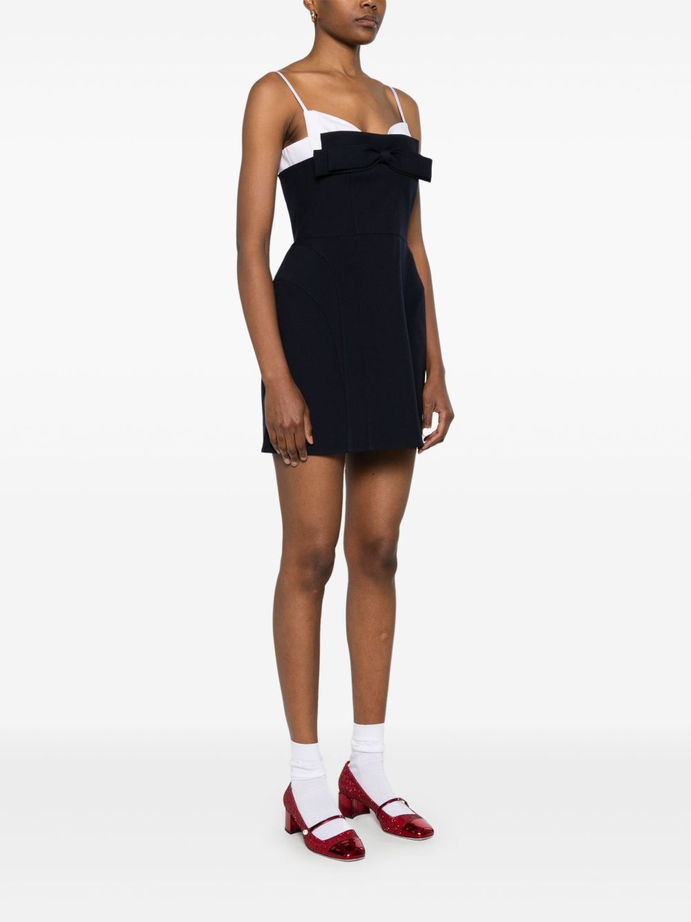 bow-detail dress - 3