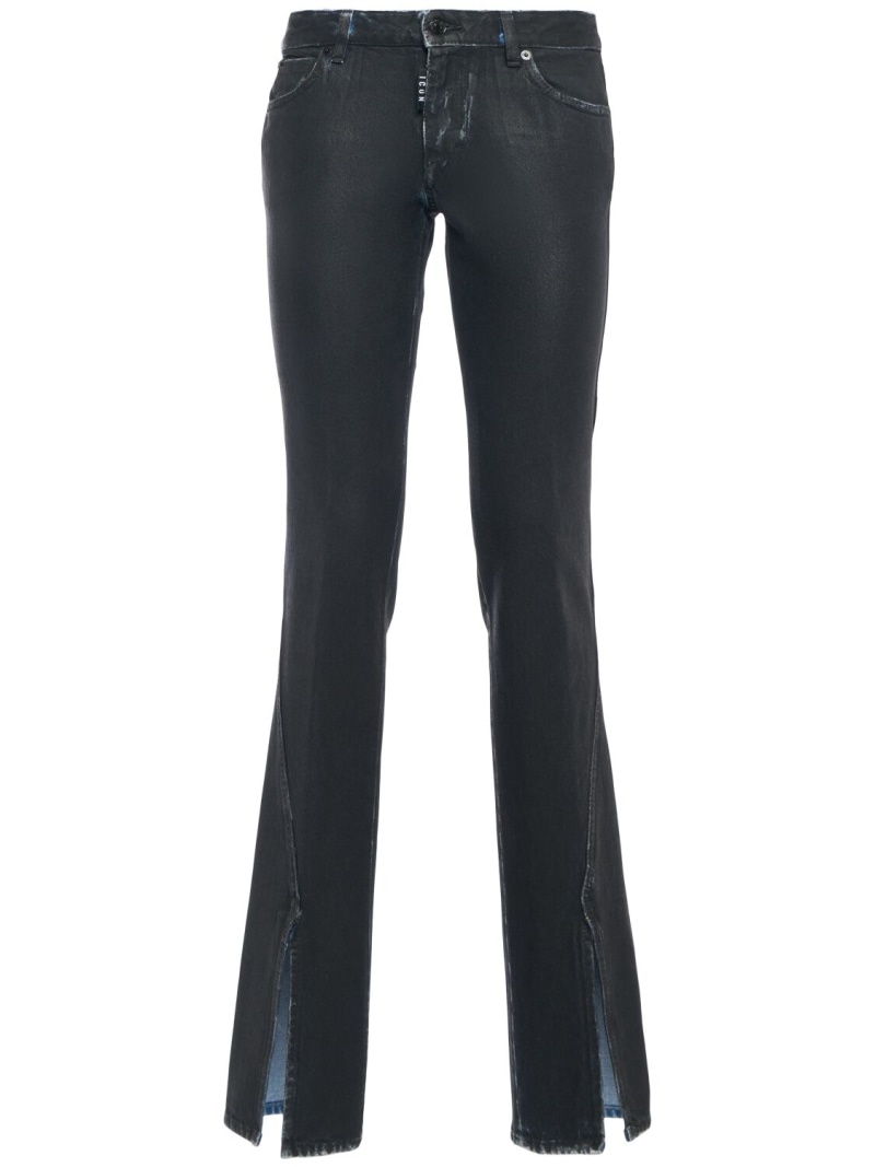 Icon mid rise trumpet flared jeans - 1