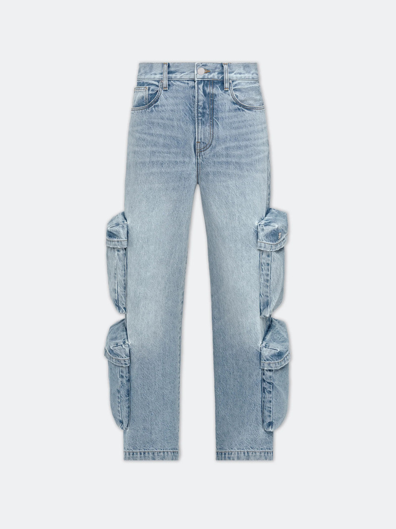 WOMEN'S BAGGY CARGO JEAN - 1