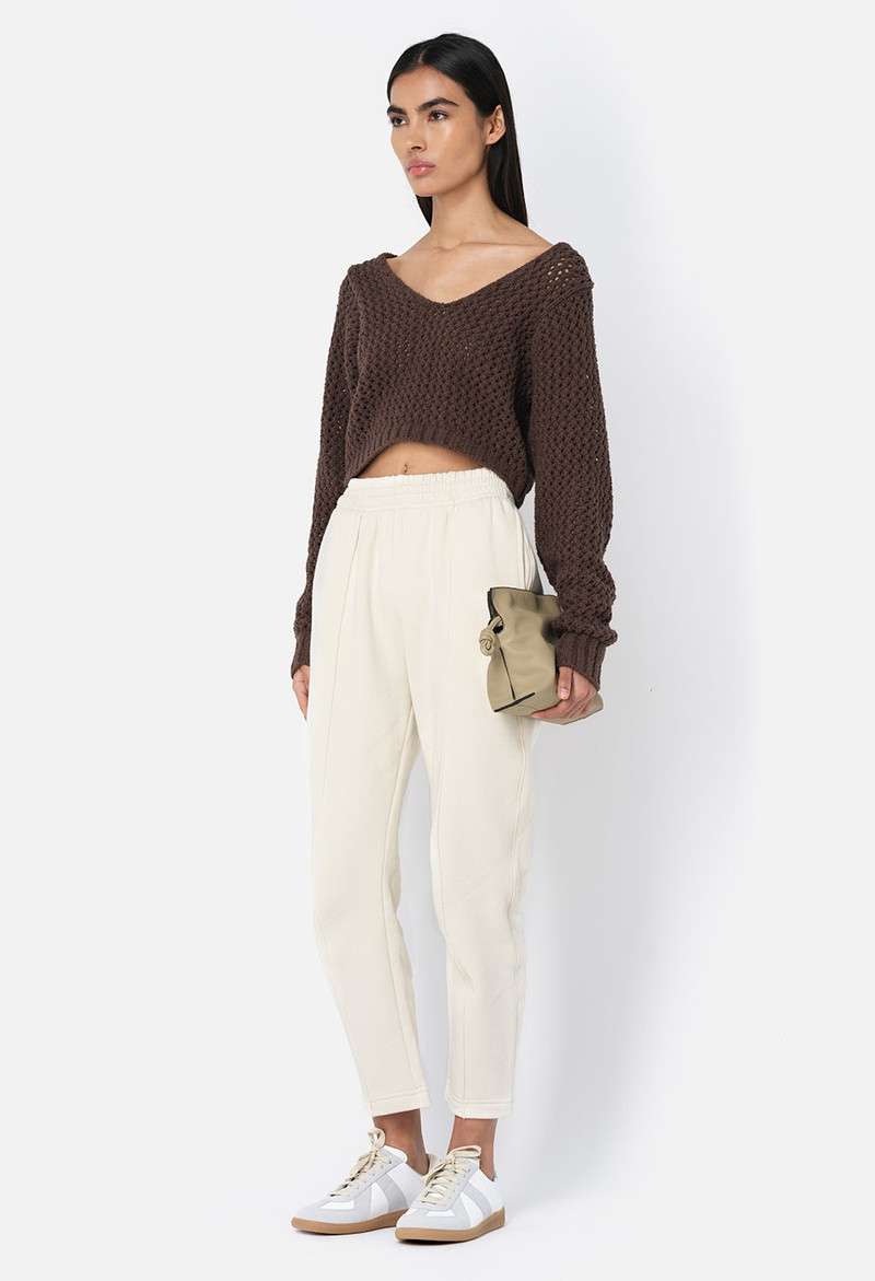 FLEECED PINTUCK SWEATPANT 3