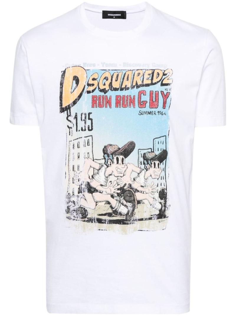logo-print cotton T-shirt 1