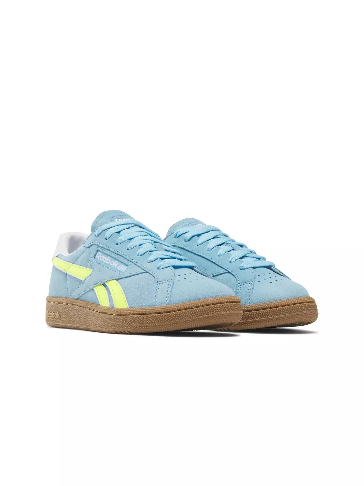 Club C Grounds UK "Light Blue/Light Yellow/White" Women's Shoe - 2