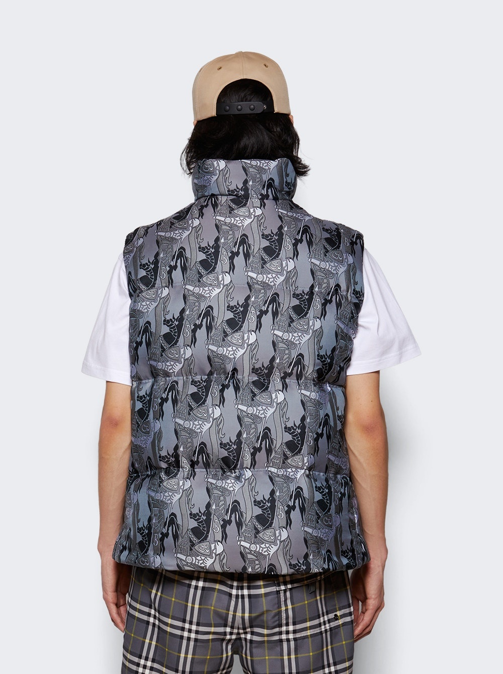 Parkfield EKD Vest Monochrome Silver Pattern - 5