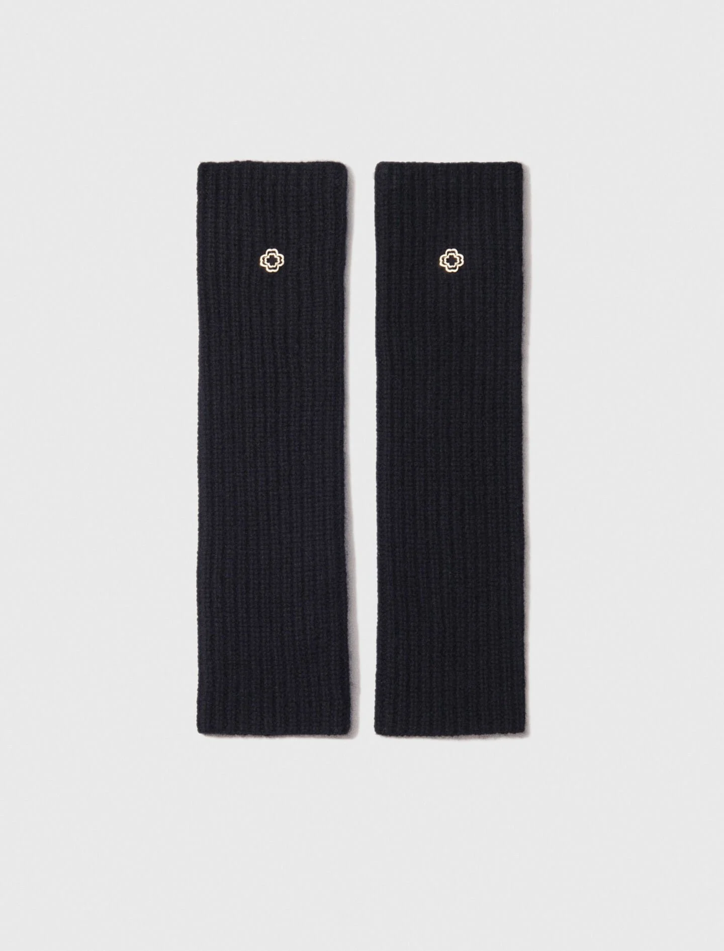 Wool and cashmere mittens - 1