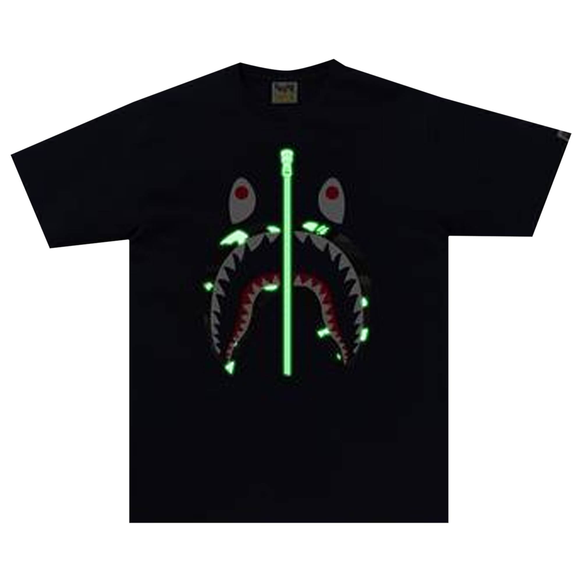 BAPE City Camo Shark Tee 'Navy' - 2