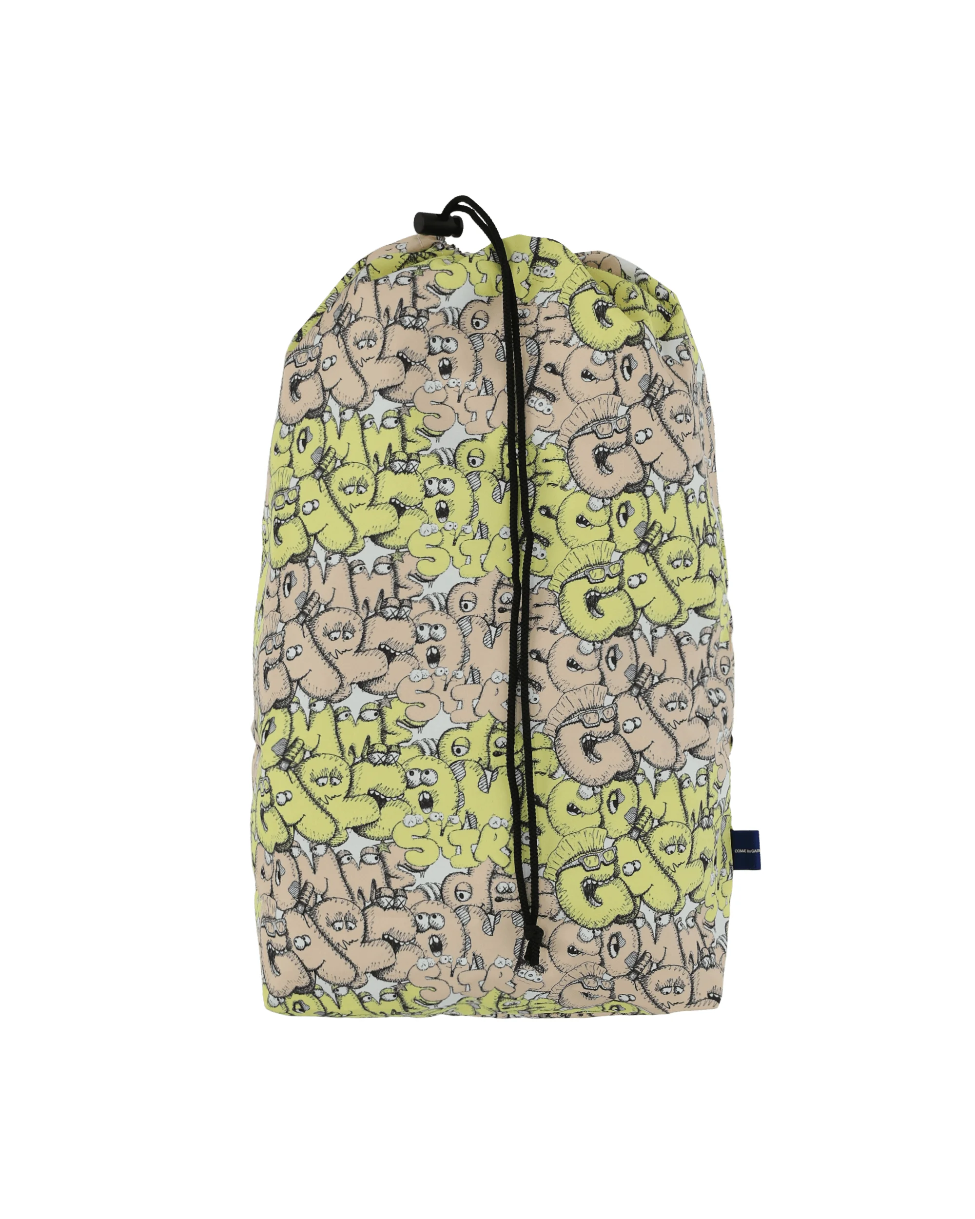 KAWS Drawstring Bag Yellow - 1
